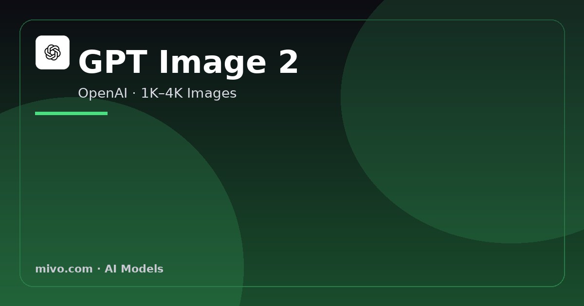 GPT Image 2 AI image generation on Mivo