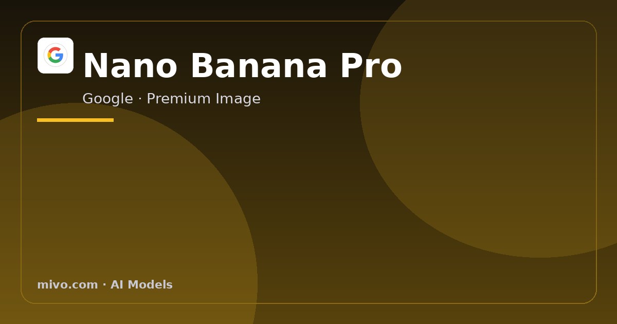 Nano Banana Pro AI image generation on Mivo