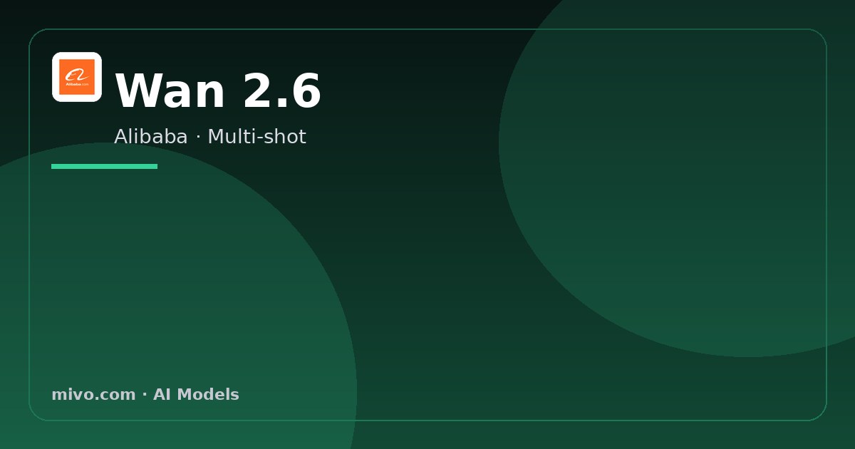 Wan 2.6 video generation on Mivo